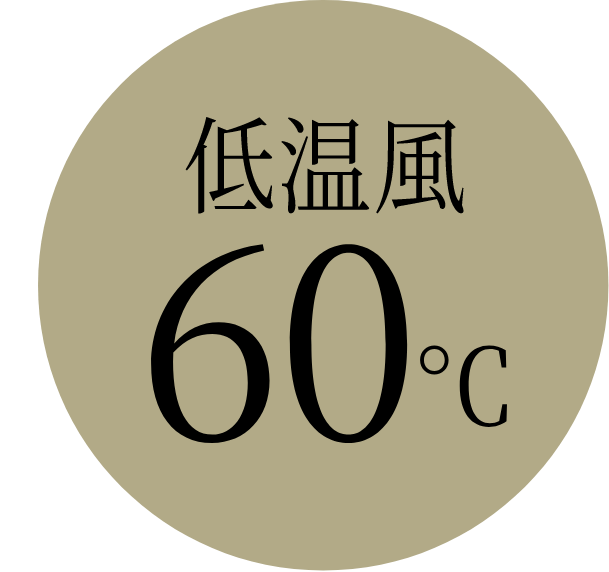 低温風60℃