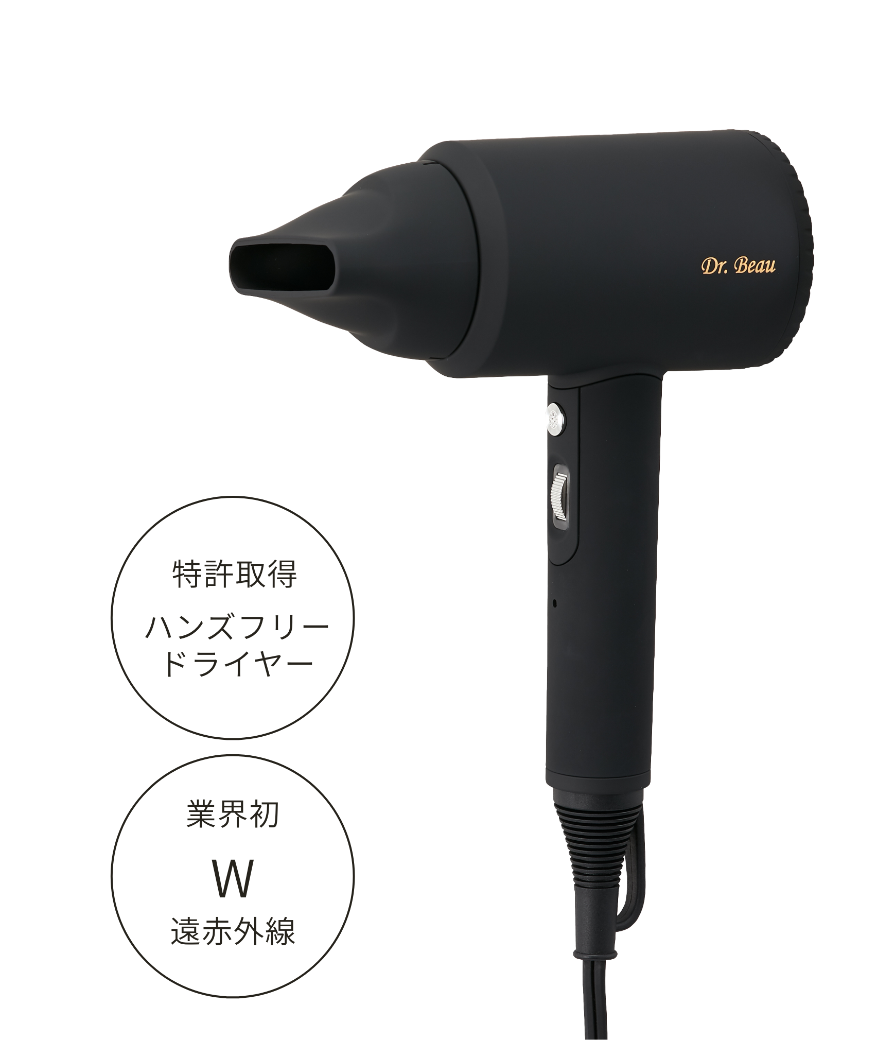 Dr Beau KAZE NICE DRYER PREMIUM BLACK 美容家電 | tureserva.com.co